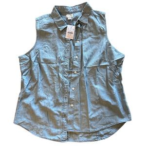 J. Crew Button Up Chambray Shirt